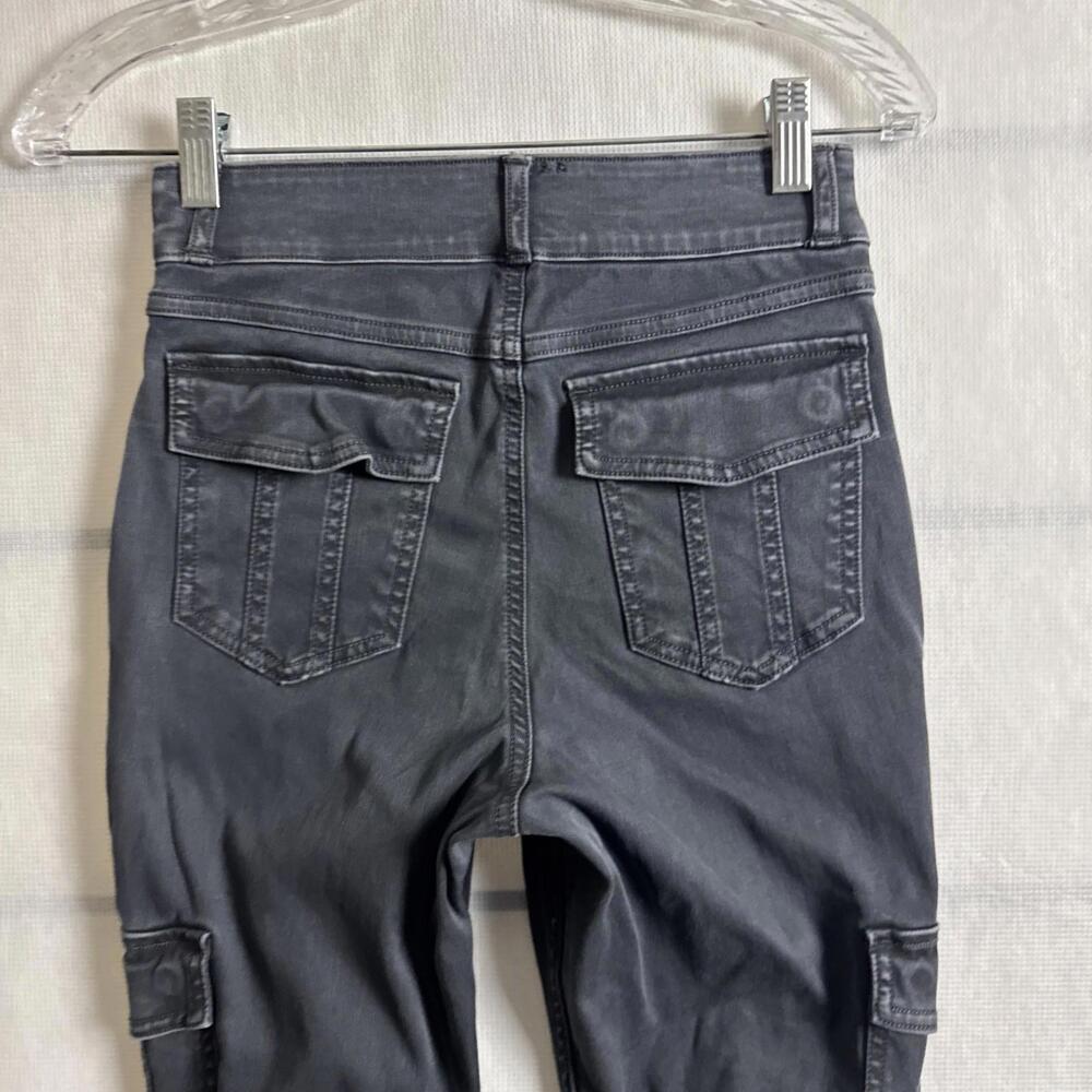 Spanx Women’s Size Small Solid Gray Stretch Twill… - image 4